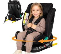 Lionelo Siège-auto évolutif Bastiaan One i-Size – Base pivotante 360° ISOFIX – 40-150 cm 0-36 kg Noir