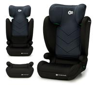 Kinderkraft I-SPARK i-Size Siège auto bébé Groupe 2/3 100-150 cm, de 3,5 à 12 ans, 15 à 36 kg, léger (4,5 kg), ceinture de sécurité à 3 points, Protection latérale, Noir