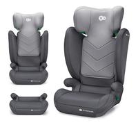 Kinderkraft I-SPARK i-Size Siège auto bébé Groupe 2/3 100-150 cm, de 3,5 à 12 ans, 15 à 36 kg, léger (4,5 kg), ceinture de sécurité à 3 points, Protection latérale, Gris