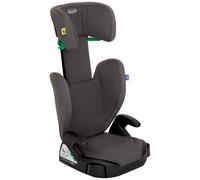 Graco Rehausseur Junior Maxi i-Size R129 – 3,5–12 ans, appui‑tête réglable, porte‑boisson, gris Iron