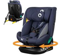 Siège-auto évolutif LIONELO Bastiaan One i-Size - Base pivotante 360° -ISOFIX - 40-150 cm - 0 -36 kg - Groupe 0+/1/2/3 - Bleu