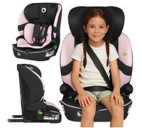 Siège auto évolutif LIONELO Billy i-Size - ISOFIX - 76-150 cm - Assise large - Groupe 1/2/3 - Rose