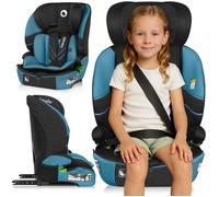 Siège auto évolutif LIONELO Levi Fix i-Size - ISOFIX - 76-150 cm - Assise large - Groupe 1/2/3 - Bleu