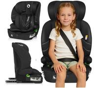 Siège auto évolutif LIONELO Levi Fix i-Size - ISOFIX - 76-150 cm - Assise large - Groupe 1/2/3 - Noir