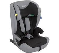Graco Energi i-Size R129, rehausseur à harnais 2-en-1 ISOFIX avec attache supérieure, de 76 à 150 cm (de 15 mois jusqu'à environ 12 ans), face à la route, gris/noir, Meteor