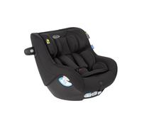 Graco SnugGo i-Size R129, siège auto rotatif à 360° ISOFIX, de 40 à 105 cm (de la naissance jusqu'à environ 4 ans), harnais à 5 points et position allongée, barre anti-rebond, noir, Midnight
