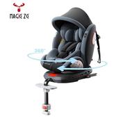 Siège auto isofix rotative à 360° I-size - Magic ZC - Auvent+cadre de support+repose-pieds, 0-12 ans jusqu'à 36kg - ECE R129