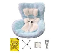 Siège Auto Jouet pour s | Siège de Voiture pour Bébé,Berceau en Peluche Mignon De 17cm pour Magasin Voyage Pouponnière Collection Filles Décor Véhicule pour Femmes Et