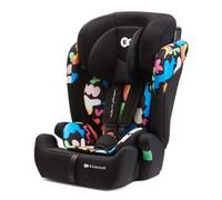 Kinderkraft COMFORT UP i-Size 76 et 150 cm, Siège auto bébé Groupe 1/2/3 de 9 à 36 kg, 15 mois à 12 ans, Têtière ajustable, 11 niveaux de réglage, Harnais de sécurité, Housse amovible, Happy Shapes