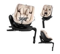 Siège Auto Kinderkraft I-GUARD PRO i-Size ISOFIX 360° 61-105 cm pivotant reclinable protection latérale Beige