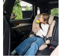 Kinderkraft XPAND 2 PRO siège-auto i-Size 100-150 cm, installation ISOFIX ou ceinture, réglable en hauteur et en largeur DUO EXPAND, appui-tête H-GUARD+ avec mousse à mémoire de forme, pliable, Noir