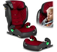 Nukido Siège Auto Bébé 15 à 36 kg - Isofix - Têtière Ajustable 12 Niveaux - Housse Amovible - Rouge - Louis