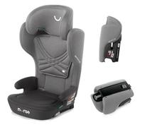 Nurse Spring Siège Auto i-Size 100-150 cm, 4-12 Ans, Isofix, Pliable, Portable, Inclinable Multipositions, Gris