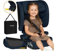 Siège auto pliable LIONELO Orin i-Size - ISOFIX - 100 - 150cm - Inclinable - Siège large et confortable - Porte-gobelet - Navy