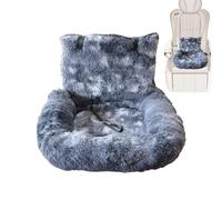 Siège auto pour animal de compagnie - Rehausseurs de siège de voiture doux pour chien - Coussin lavable confortable pour véhicule, camion, camping, aventures, visite vétérinaire, trajet quotidien