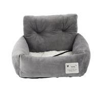 Siège auto pour animal de compagnie - Siège rehausseur confortable ultra doux pour animal de compagnie avec poignée | Siège de voiture pour chien | Lit de voiture pour chien - Utilisation pour la