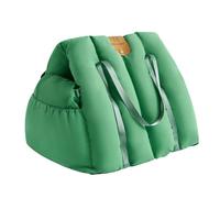 SièGe Auto pour Animaux De Compagnie,Maison Transport Portable 2 en 1 Petits Chiens Ou Chats,Utilisable Voiture à La Main,Lit Voyage avec Corde Anti-Fugue(Color:Green)