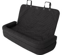 Siège auto pour chien, box pour chien, lit pour chien, box de transport, banquette arrière, couverture pour chien, corbeille pour chien, lit pour chat, pour petits chiens, 135 x 45 cm, noir Oxford