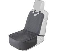 Siège auto pour chien, box pour chien, lit pour chien, box de transport, banquette arrière, couverture pour chien, corbeille pour chien, lit pour chat, pour petits chiens, cuir graphite, (48x43 cm)