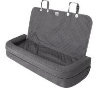 Siège de voiture pour chien, caisse pour chien, lit de transport, banquette arrière, couverture pour chien, panier pour petit chien, lit pour petit chien, 135 x 45 cm, graphite Oxford