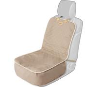 Siège auto pour chien, box pour chien, lit pour chien, box de transport, banquette arrière, couverture pour chien, panier pour chien, lit pour chat, pour petits chiens, Beige, (48x43 cm)