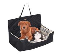 Siège auto pour chien - Ceinture de sécurité | Siège arrière de voiture imperméable, housse en polyester lavable, porte-voyage portable, base antidérapante, à mémoire de forme, berceau en tissu