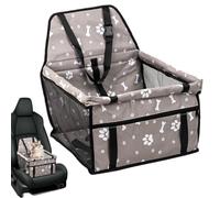 Siège Auto pour Chien - Coussin Siège Auto Chien avec Poche de Rangement - Accessoire Imperméable pour Chiot Long Trajet Visite Vétérinaire Sortie Parc Et Voyage