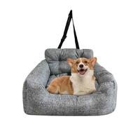 Siège Auto pour Chien,Coussins Réglables Et Imperméables avec Lanière De Sécurité,Lit De Voiture pour Animal De Compagnie - pour Voyage SUV Été Hiver Coffre Intérieur Chiot Animaux De