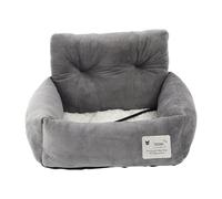 Siège auto pour chien de petite taille - Lit de voyage pour animaux de compagnie, siège de sécurité pour chien | Rehausseur de voyage confortable pour animaux de compagnie ultra doux avec poignée,