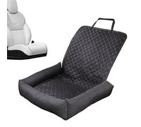 Siège auto pour chien en mousse à mémoire de forme | Harnais de ceinture de sécurité | Sa structure pliable assure une portabilité facile, ce qui le rend parfait pour les voyages en voiture et les