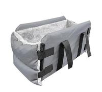 Siège auto pour chien - Peluche douce, console centrale, lit de voyage | Siège rehausseur ultra confortable avec poignée pour petits animaux de compagnie, utilisez le lit de voiture pour chien pour