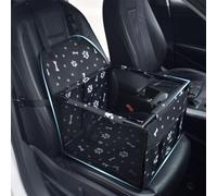 Siège Auto pour Chien pour Mercedes Benz C E S B-Klasse GLC/GLE/GLS/GLB-Klasse, Siège D'appoint pour Chiot, Pliable Lavable Housse de Siège pour Chien,D/Paw & Bone
