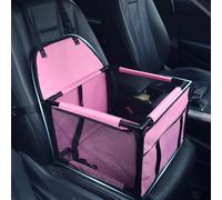 Siège Auto pour Chien pour Mercedes Benz W117 C117 CLA 200 CLA 220 CLA 250 CLA 45, Siège D'appoint pour Chiot, Pliable Lavable Housse de Siège pour Chien,A/Pink