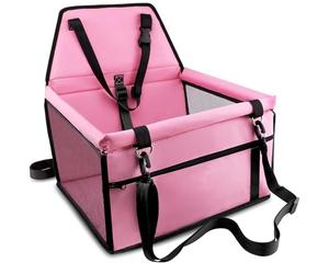 Siège Auto pour Chien，pour Mini John Cooper Works GP 1，Filet de Rangement et Ceinture Sécurité Adjustable，Respirant，pour Chiens de Petite et Moyenne Taille