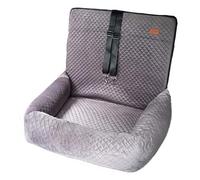 Siège auto pour chien, rehausseur amovible lavable pour animal de compagnie, pour siège arrière et siège avant, housse douce et antidérapante, lit de voyage pour chien et chat de petite, moyenne et