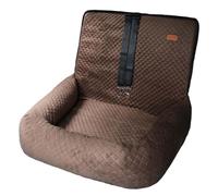 Siège auto pour chien, rehausseur amovible lavable pour animal de compagnie, pour siège arrière et siège avant, housse souple et antidérapante, lit de voyage pour chien et chat de petite, moyenne et