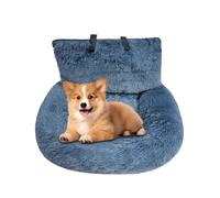 Siège auto pour chien | Siège de voiture en peluche pour chat - Coussin lavable confortable pour véhicule, camion, camping, aventures, visite vétérinaire, trajets quotidiens, voyages