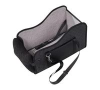 Siège Auto pour Chien, Siège Rehausseur pour Chien Jusqu'à 6.4kg, Coussin Nacelle Pliable Transportable pour Camion Banquette Arrière Poussette Intérieur Extérieur