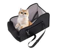 Siège Auto pour Chien | Siège Rehausseur pour Chien Jusqu'à 6.4kg - Coussin Nacelle Pliable Transportable pour Camion Banquette Arrière Poussette Intérieur Extérieur