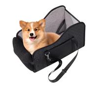 Siège Auto pour Chien,Siège Rehausseur pour Chien Jusqu'à 6.4kg | Nacelle Portable Pliable pour Voyage Poussette Intérieur Arrière Pique-Nique Camion