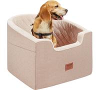 Siège auto pour chien VEVOR Réhausseur de siège pour chien pour la voiture avec sac de rangement, laisse de sécurité attachable et remplissage d'éponge, lit auto pour chiens de petite et moyenne taill