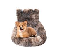 Siège Auto pour Petit Chien,Doudou Coussin de Voiture pour Chiot | Coussin Détachable pour Voyages Sorties Camping Visite Vétérinaire Trajets Vacances Aventure