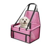 Siège Auto pour Petits Chiens Lit Imperméable Pliable | Lit de voiture pour chiot avec pochette rangement Pour Chiens de Moins de 10 kg Compatible SUV et Camion Voyages Road Trips