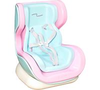 Siège Auto pour Pop Mart/Labubu (Poupées 10-17cm) - Base Magnétique SécuriséeClip Ventilation & Support Bureau - Accessoire Collectionneur PeluchesDéco Voiture (Jaune)