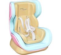 Siège Auto pour Pop Mart/Labubu (Poupées 10-17cm) - Base Magnétique SécuriséeClip Ventilation & Support Bureau - Accessoire Collectionneur PeluchesDéco Voiture (Jaune)