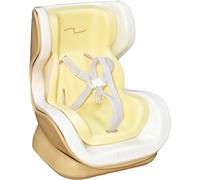 Siège Auto pour Pop Mart/Labubu (Poupées 10-17cm) Base Magnétique SécuriséeClip Ventilation & Support Bureau Accessoire Collectionneur PeluchesDéco Voiture (Jaune)