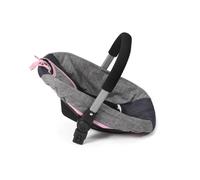Bayer Chic 2000 Siège auto pour poupée avec adaptateur pour poussette Gris Bleu Marine
