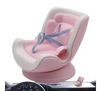 Siège Auto pour Poupée avec Ventilation - Siège de Sécurité pour Petites Poupées,Décor De Bureau Mignon, Miniature pour Étagère Ou Table