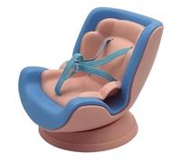 Siège Auto pour Poupée avec Ventilation - Siège de Sécurité pour Poupée en Peluche,Décor De Bureau Mignon, Miniature pour Étagère Ou Table