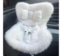 Siège Auto pour Poupée Labubu, Siège Auto Labubu pour Décoration De Voiture, Siège Auto pour Poupée avec Coussin en Fourrure Douce, Have a Seat Labubu, Siège Auto pour Poupée Bébé(F)